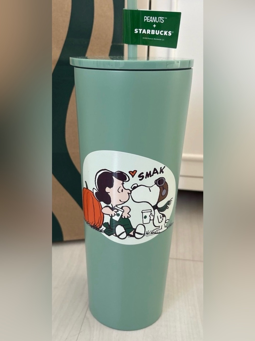 Starbucks × Peanuts Snoopy & Lucy Tumbler 24oz NWT